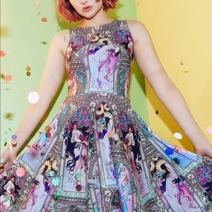 Blackmilk Four Seasons Princess Midi Dress with Pockets
